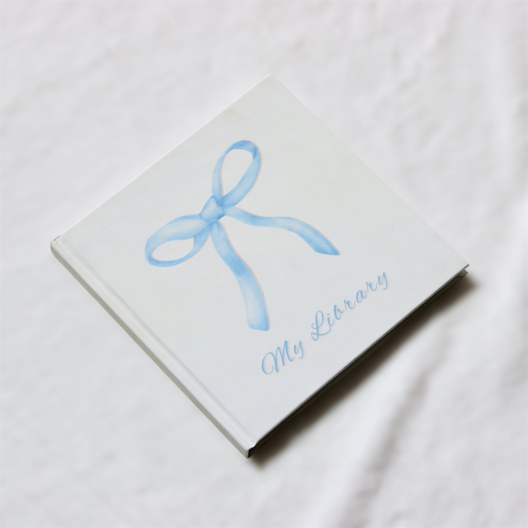 Blue Bow My Library Reading Journal