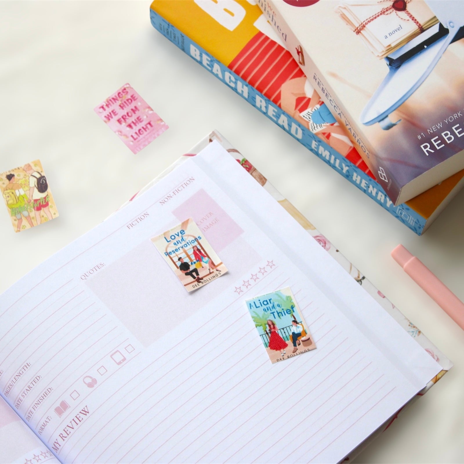 Cozy Romantasy My Library Reading Journal