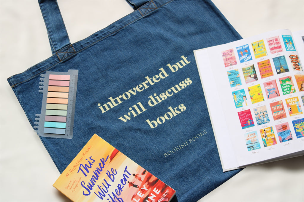 Willing to Discuss Books Organic Denim Tote