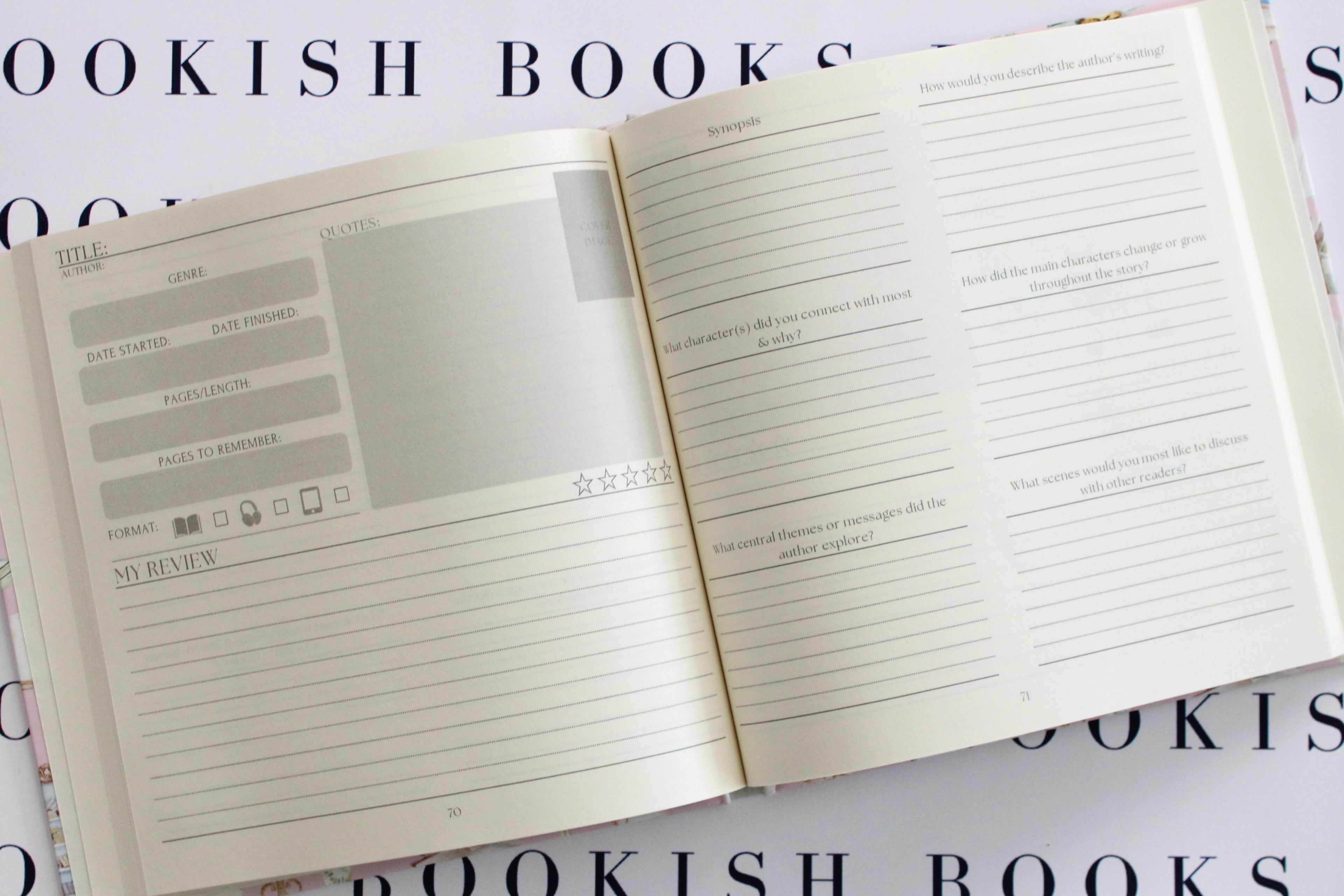 “Once Upon a Bookish Heart” My Library Reading Journal