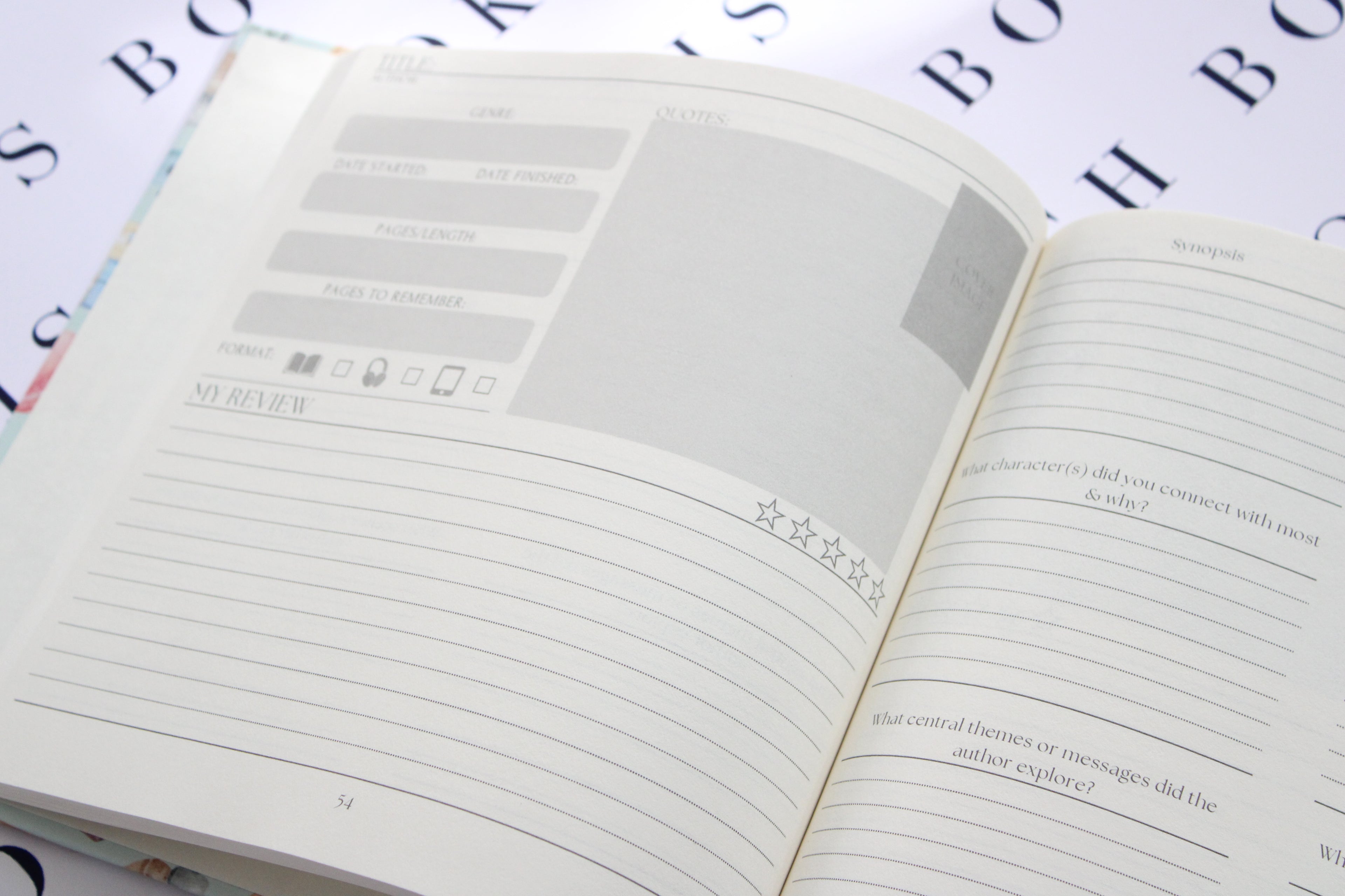 It Happened One Chapter My Library Reading Journal