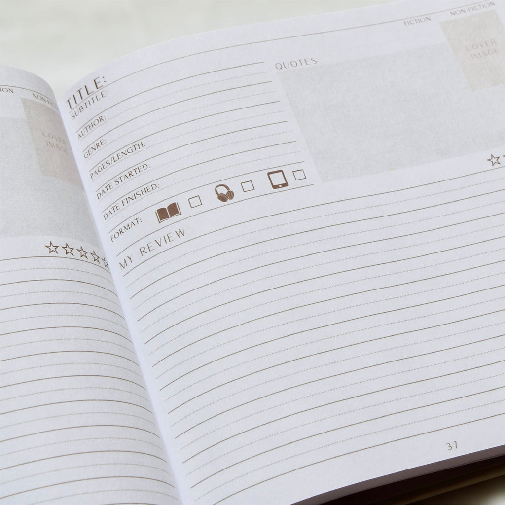 Cute & Cozy My Library Reading Journal