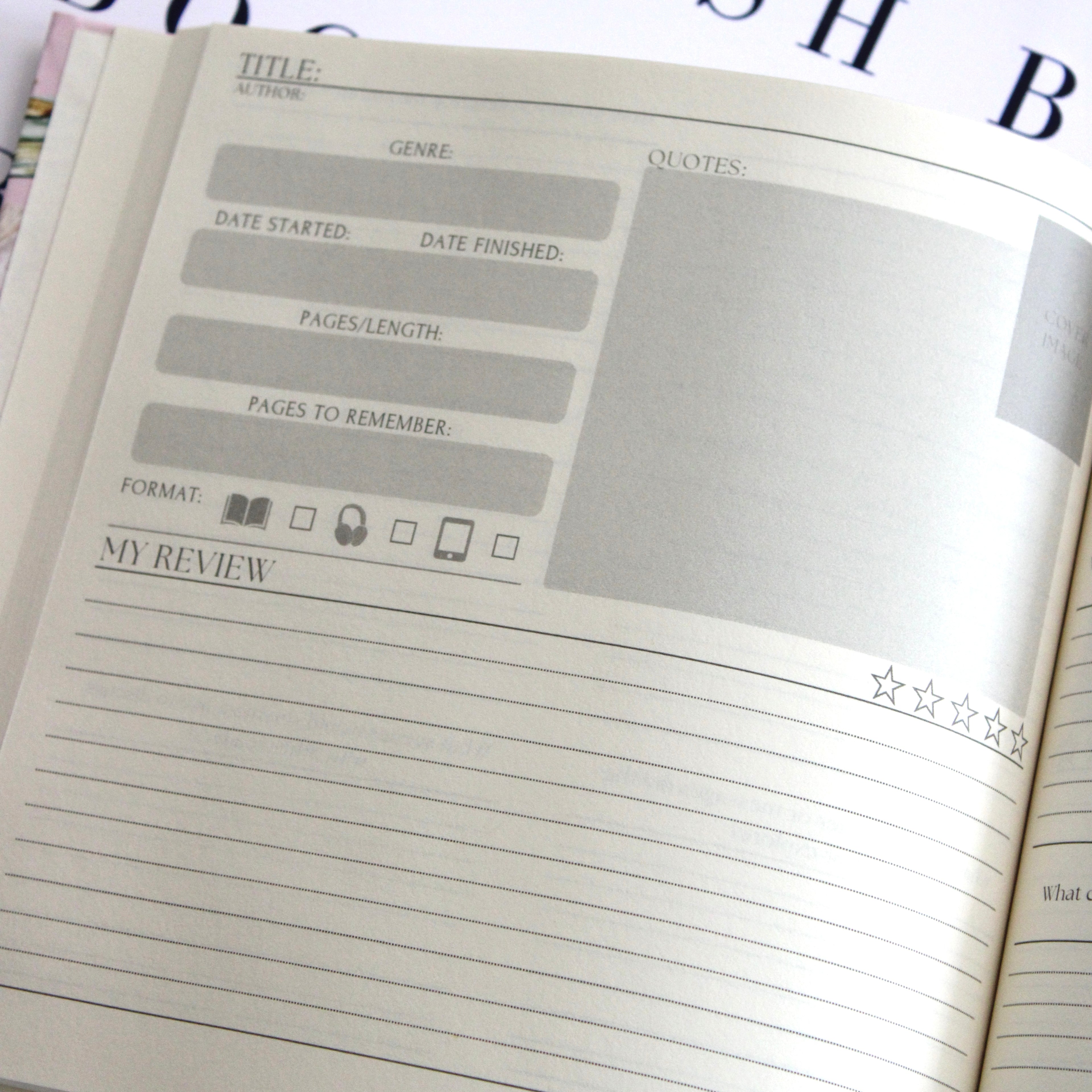 “Once Upon a Bookish Heart” My Library Reading Journal