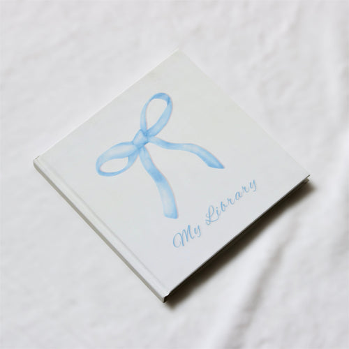 Blue Bow My Library Reading Journal