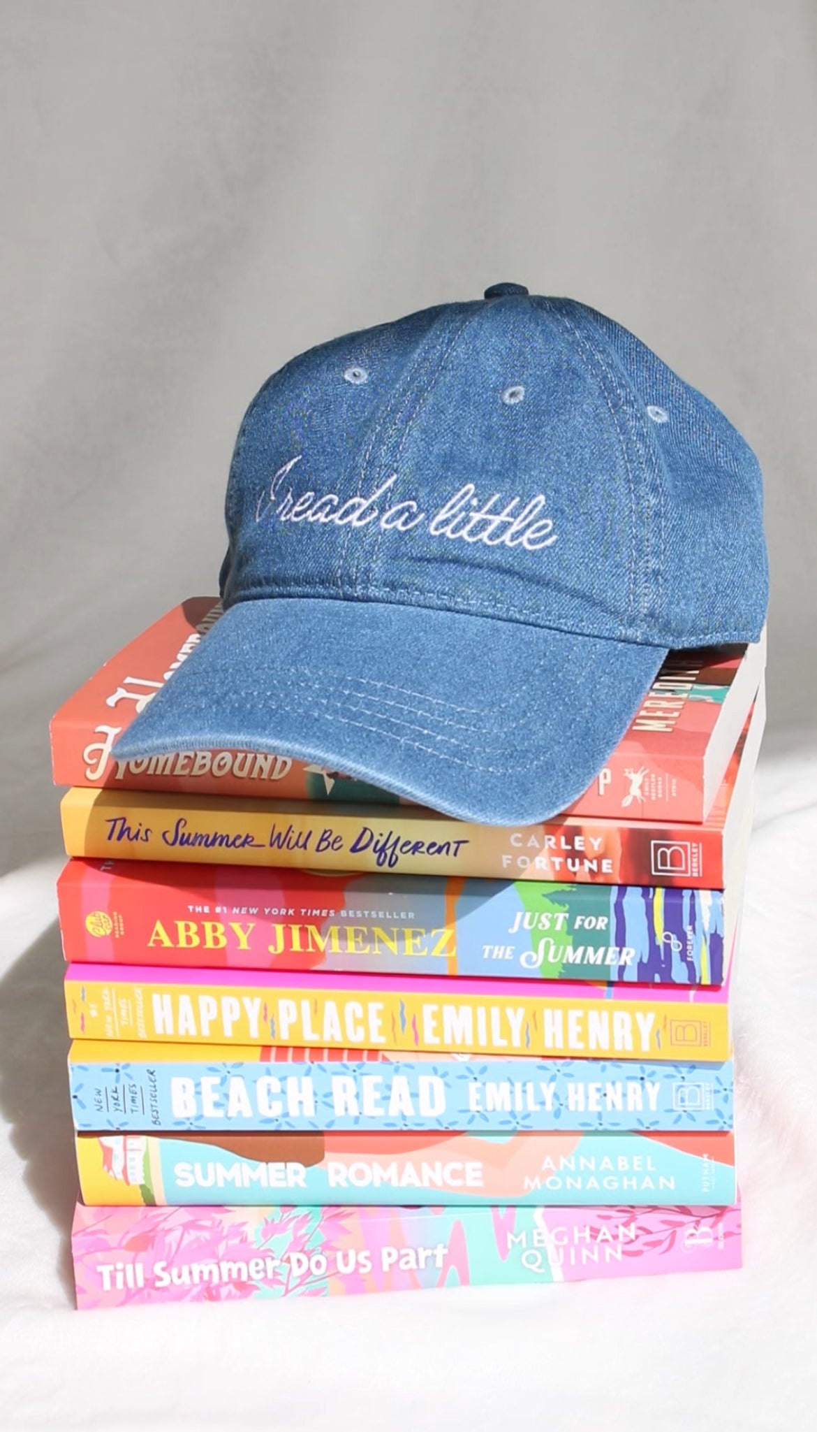 I Read A Little Denim Hat