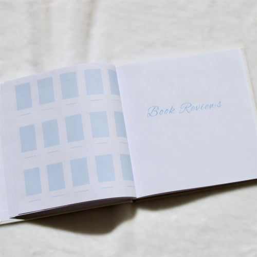 Blue Bow My Library Reading Journal