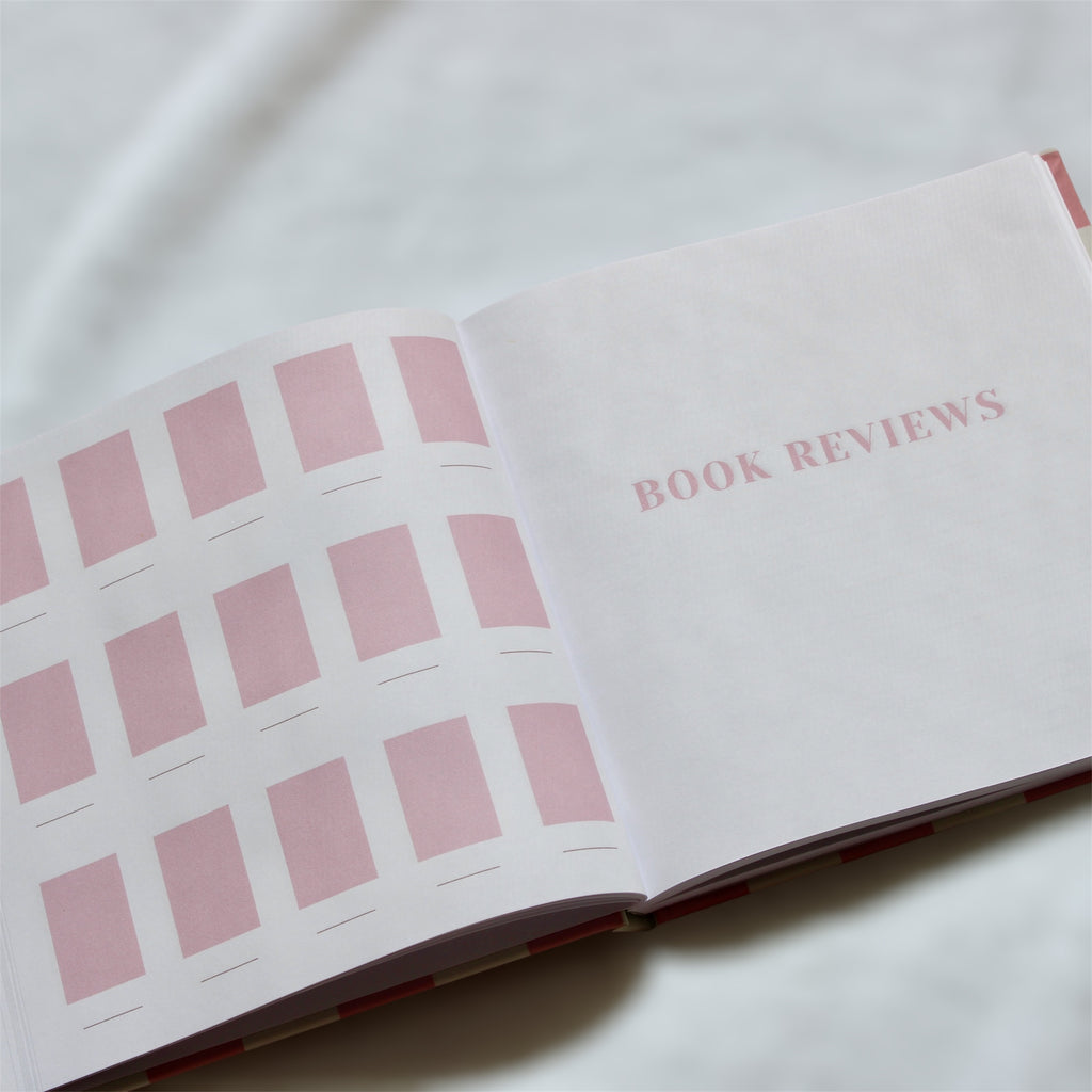 Pink Checkered My Library Reading Journal